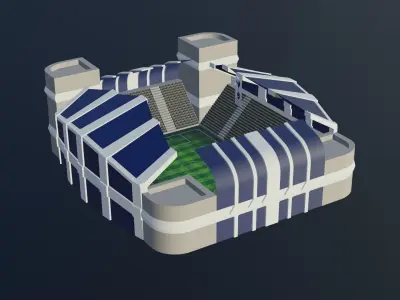 Football Stadium - Tottenham Hotspur Low-poly 3D model