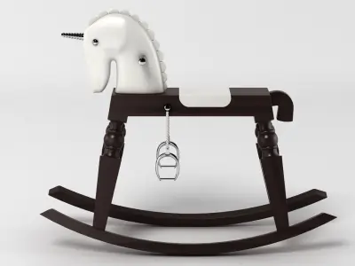 Moooi Arion Rocking Horse 3D model