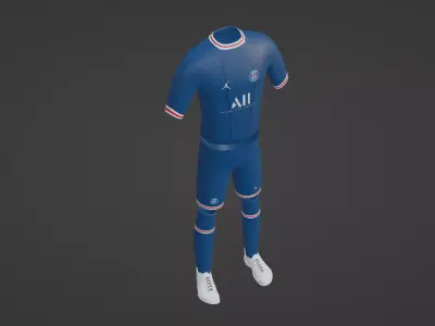 Psg Sportwear Low-poly 3D model
