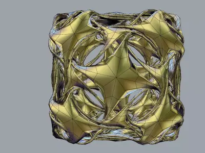 Twisted Box Free 3D model