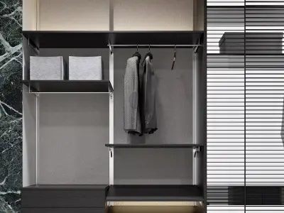 modern dressing room 3D model