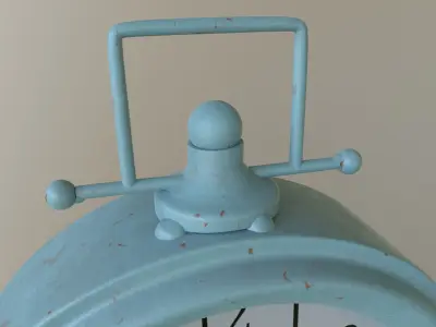 Industrial Alarm clock Table Clock Tabletop Clock MantelClock 3D model