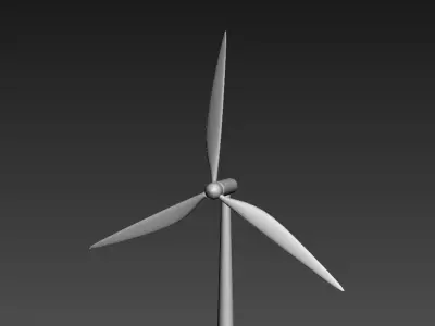 Wind Turbine 3D model