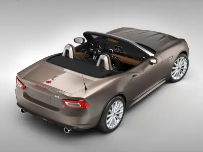 Fiat 124 Spider 2017 3D model