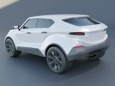 Generic SUV concept 3D model