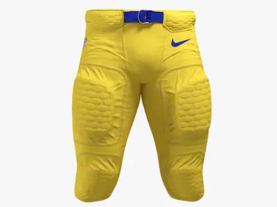 American Football Player Pants Uniform 3D model