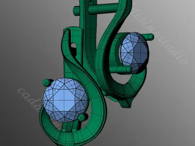 Earrings od57 3D print model
