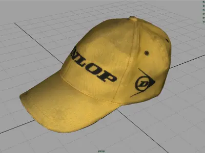 Baseball Cap Low-poly 3D model