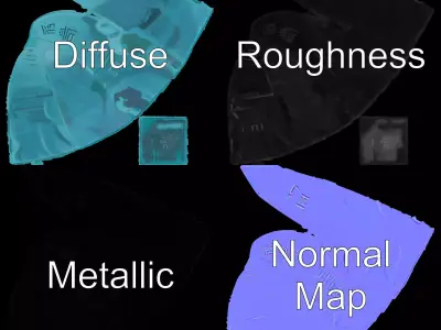 Jade Obelisk model pack Low-poly 3D model