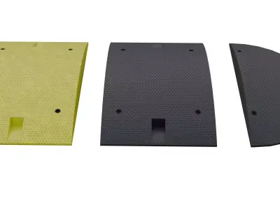 Speed Bump Low-poly 3D model