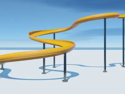 Water Slide 3D models 3D Model Pack 2