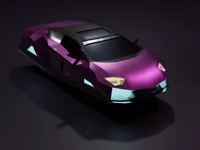 Cyberpunk Lamba 3D model