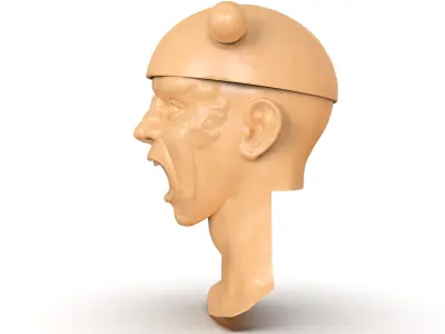 Electrocuted Man 3D print model