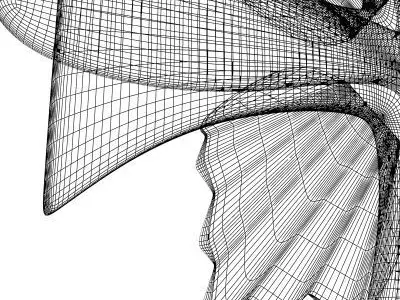 USAF Distinguished Flying Cross Medal 3D model