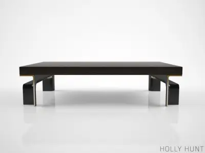 Holly Hunt Ingot cocktail table 3D model