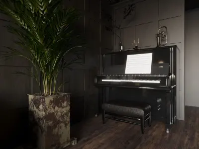 Livingroom Design 3D model