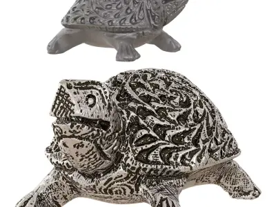 Turtle figurine 3D model
