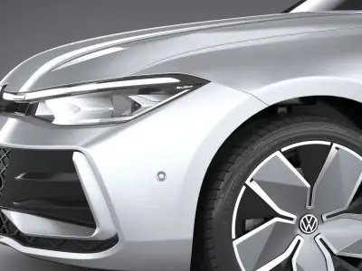 Volkswagen Passat Variant R 2024 3D model