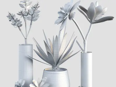 Plants collection 08 3D model