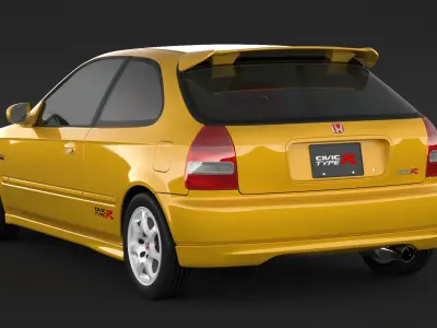 Honda Civic Type R 3D model
