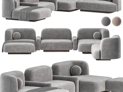 POP SOFA DELCOURT COLLECTION 3D model
