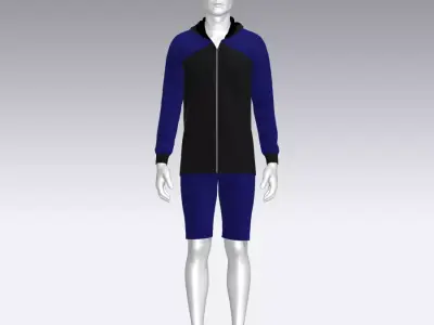 Sport Suit Low-poly 3D model