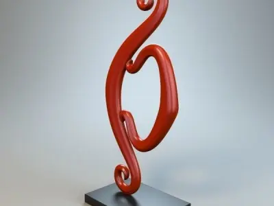 Abstract Figure 3D model 19