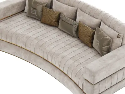 Fertini Casa Luxury Signature Sofa 3D model