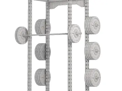 Liftdex Signature Power Rack 3D model