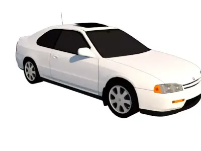 HONDA ACCORD 2 2 EX COUPE 1995 Low-poly 3D model
