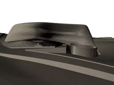 Parametric Zaha Hadid style building 3D model