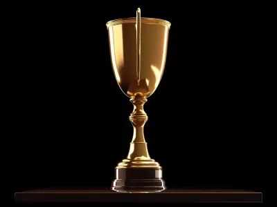 Trophy Gold Cup 3D model