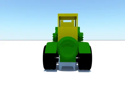 Tractor Toy 3D model