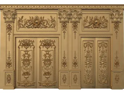 Royal Door 1 3D model