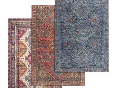 Rug Set 1567 3D model