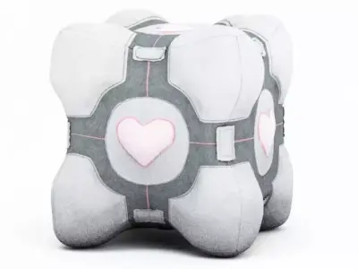 Companion Cube Plush From Portal 3D model