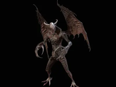 PeroDemon Low-poly 3D model