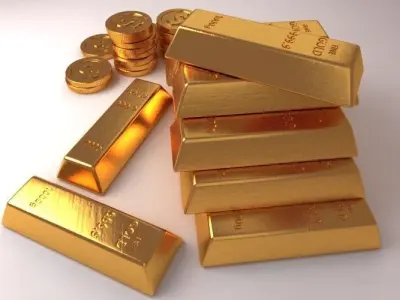 goldbar metal precious value casino scanned 3D model