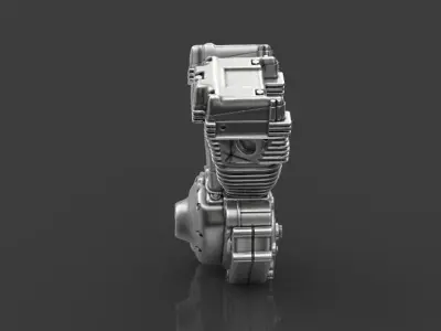 Harley motorcycle engine 3d model for 3d printing 3D print model 3D print model