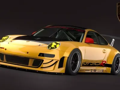 Porsche GT3 RSR 3D model