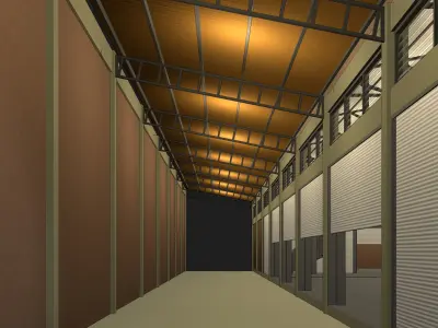 Warehouse space 24ZZ05 3D model