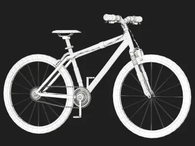 Bicycle Low-poly 3D model by davrbeksadullayev6 from CGTrader