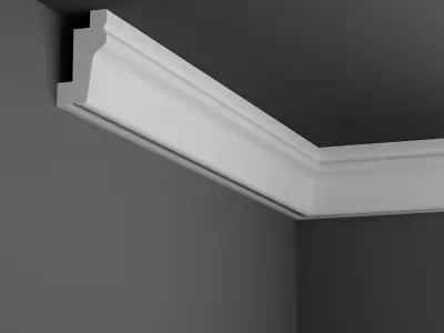 Cornice Moulding Low-poly 3D model