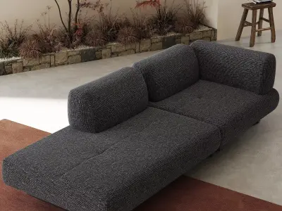 Parisian interior scene 3D model