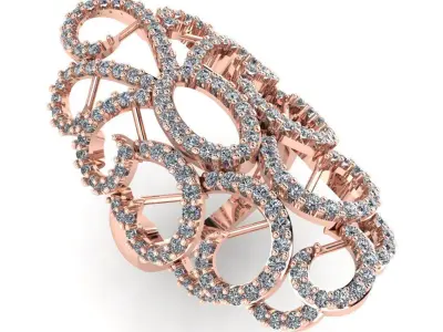 light weight gold diamond rings-C111116SKCH2026062-wt-10-15 3D print model