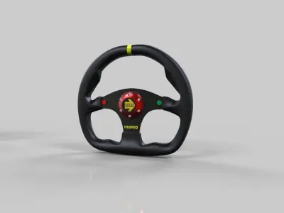 MOMO Steering Wheel with 4 Different Version 280mm   3D print model