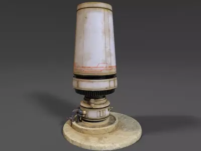 Realistic Sci-Fi Moisture Tower 3D model