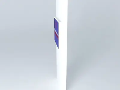 wtc street sign Free 3D model