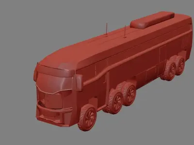 THE PASSENGER BUS 3D model
