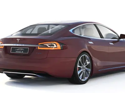 Tesla Model S P100D 3D model